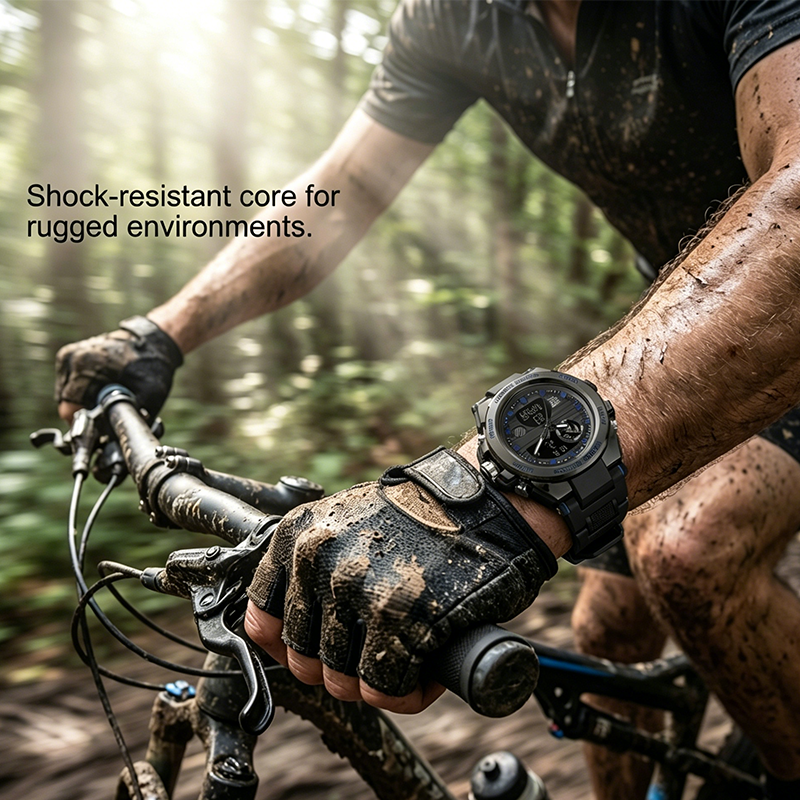 NOW Men's Waterproof Sports Watch ¨C Dual Display & Shock-Resistant ¨C Outdoor Essential
