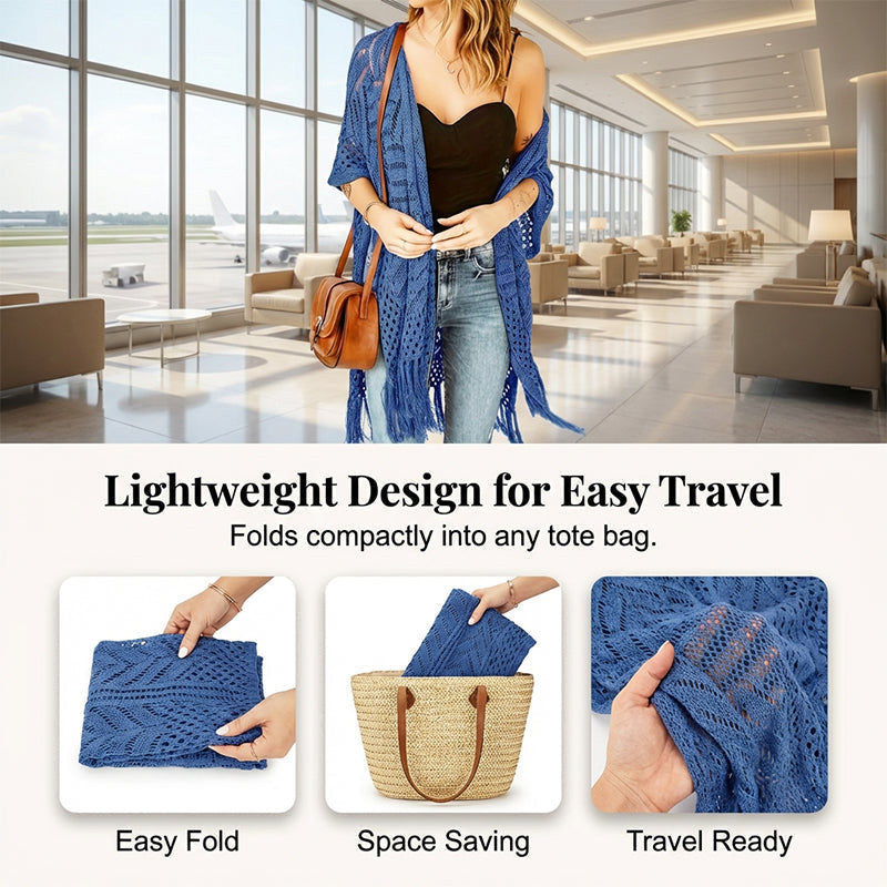 Women's Open-Front Knit Cover-Up