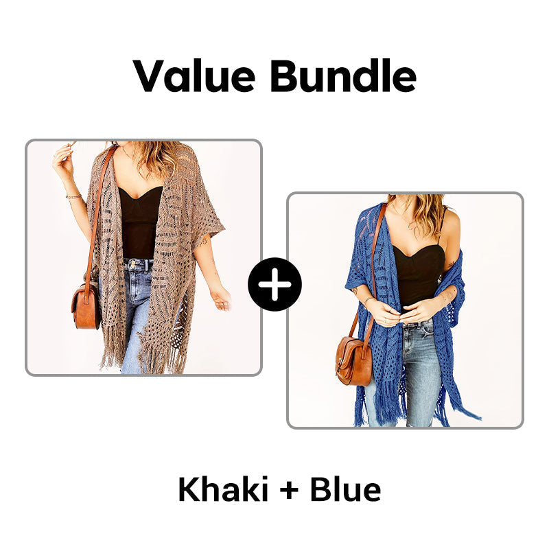 Women's Open-Front Knit Cover-Up