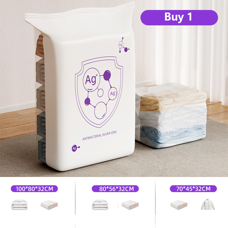 Bolsas de almacenamiento al vacío ahorradoras de espacio para el hogar ¨C reutilizables y herméticas gratis