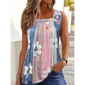 Women's Casual Sleeveless Printed Top