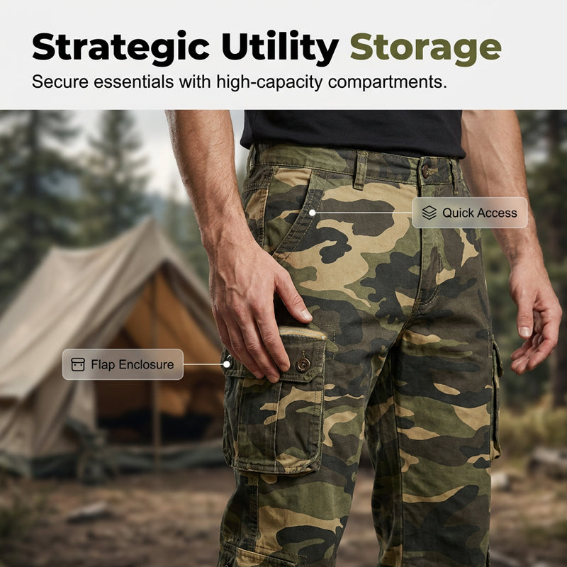 Men's Outdoor Camouflage Cargo Pants