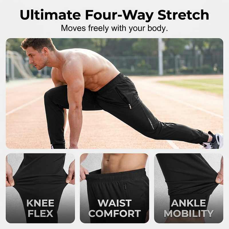 Pantalones ligeros de secado rápido para hombre