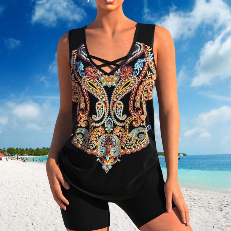 Beachwear Athletic Two-Piece Bathing Suit for Women