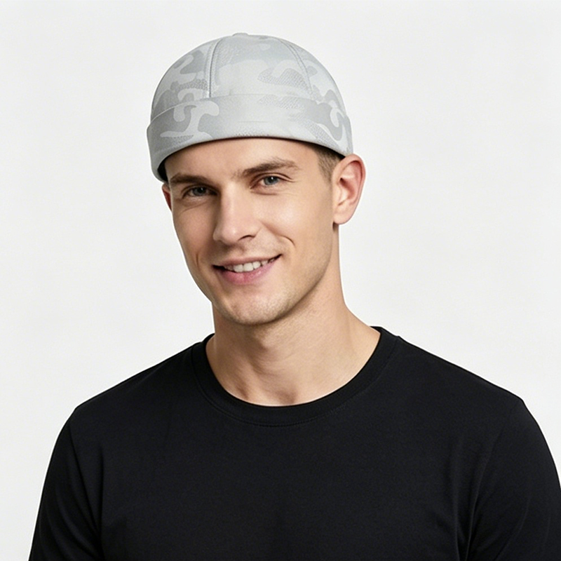 Cappellino traspirante in rete senza visiera