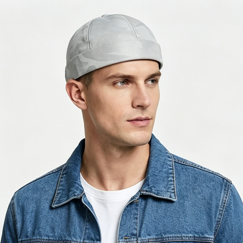 Cappellino traspirante in rete senza visiera
