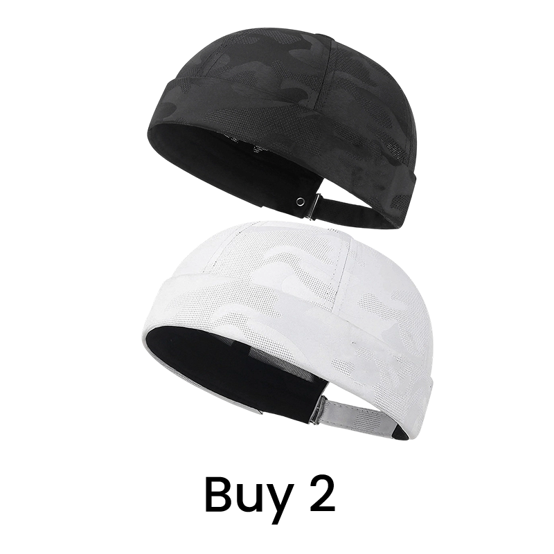 Cappellino traspirante in rete senza visiera