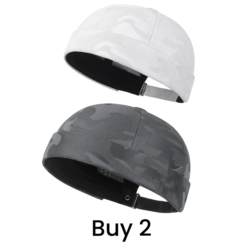 Cappellino traspirante in rete senza visiera