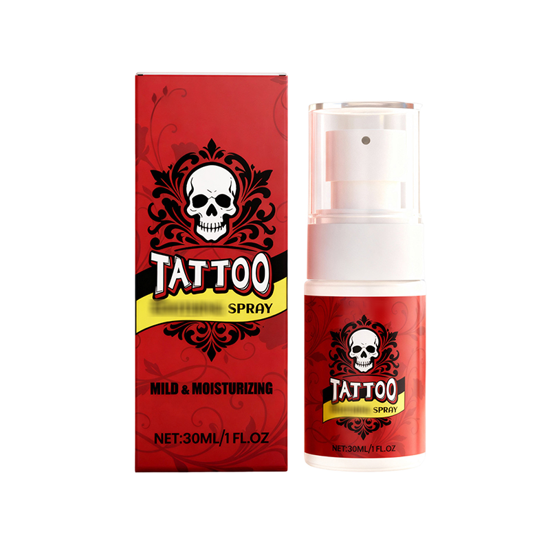 Spray idratante gratuito per la cura dei tatuaggi