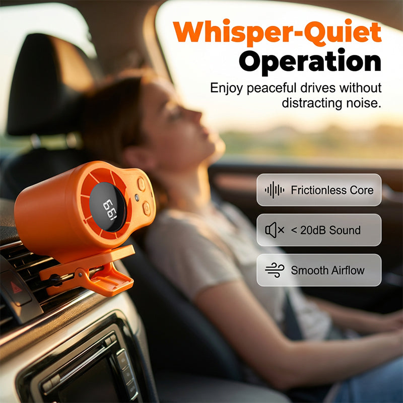 Handsfree persoonlijke koelventilator met led-display