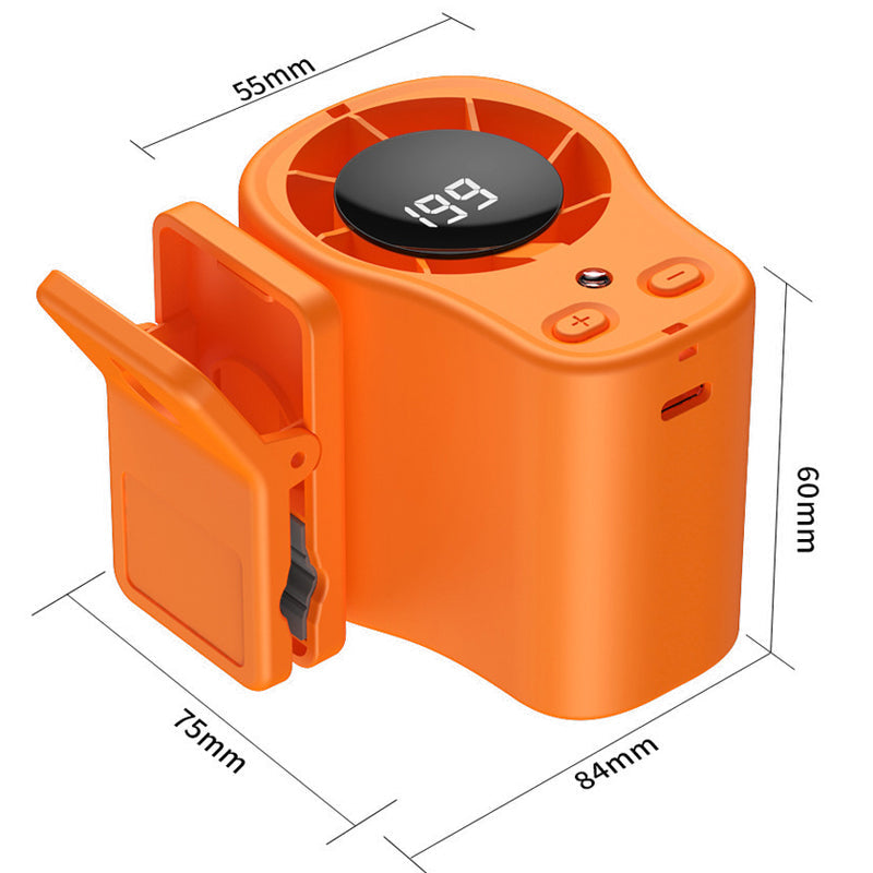 Handsfree persoonlijke koelventilator met led-display