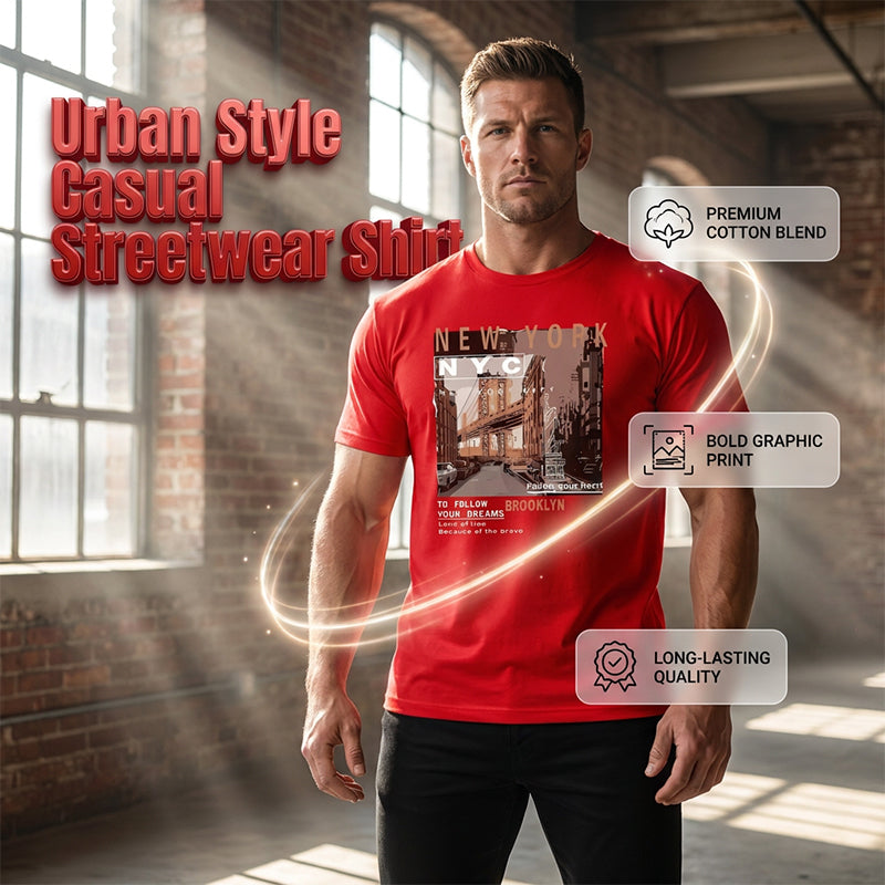 Urban Style New York City Short Sleeve Top