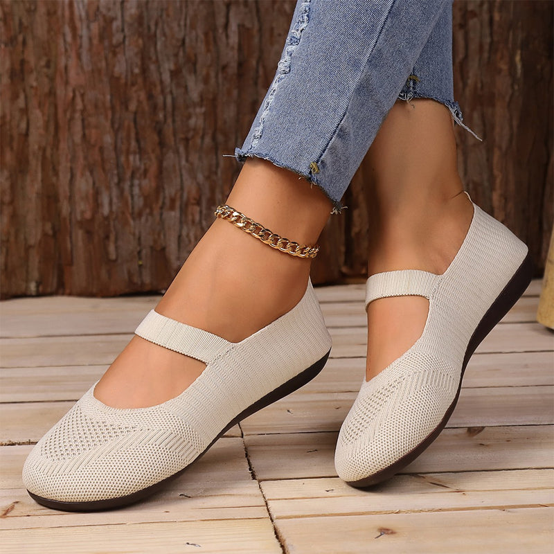 Ballerines en maille respirante ¨C douces comme des nuages, semelle antidérapante. Marchez pendant des heures, vos pieds restent frais et au sec. Votre nouvelle paire préférée