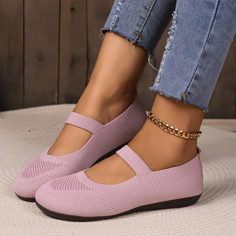 Ballerines en maille respirante ¨C douces comme des nuages, semelle antidérapante. Marchez pendant des heures, vos pieds restent frais et au sec. Votre nouvelle paire préférée