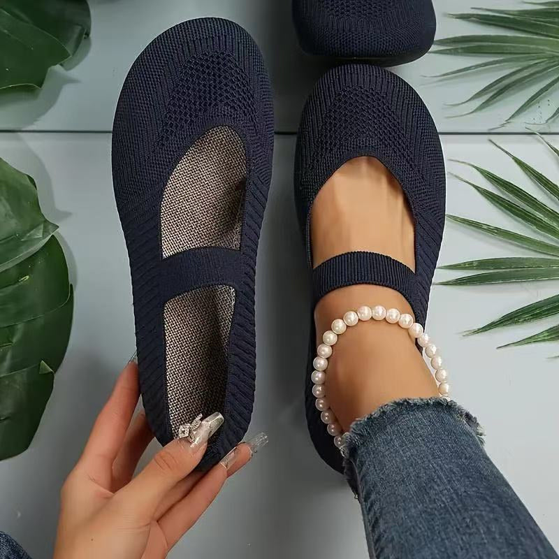 Ballerines en maille respirante ¨C douces comme des nuages, semelle antidérapante. Marchez pendant des heures, vos pieds restent frais et au sec. Votre nouvelle paire préférée