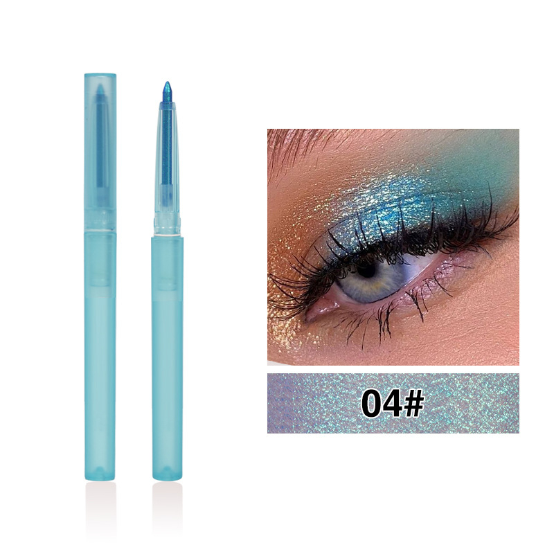 Crayon eyeliner pailleté coloré anti-bavures gratuit