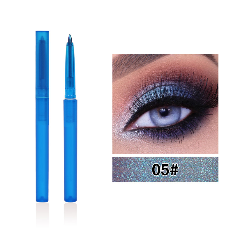Crayon eyeliner pailleté coloré anti-bavures gratuit