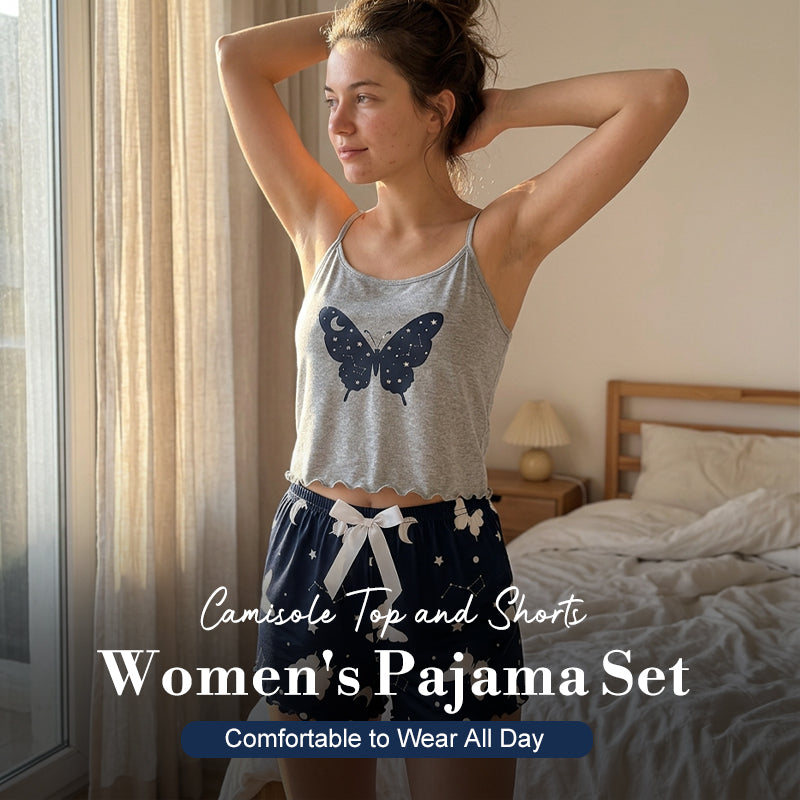 Women's Camisole Top and Shorts Pajama Set