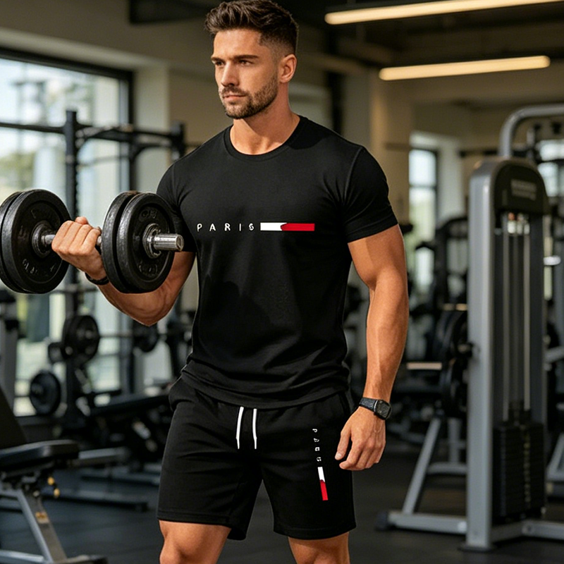 Men¡¯s Printed 2-Piece Set