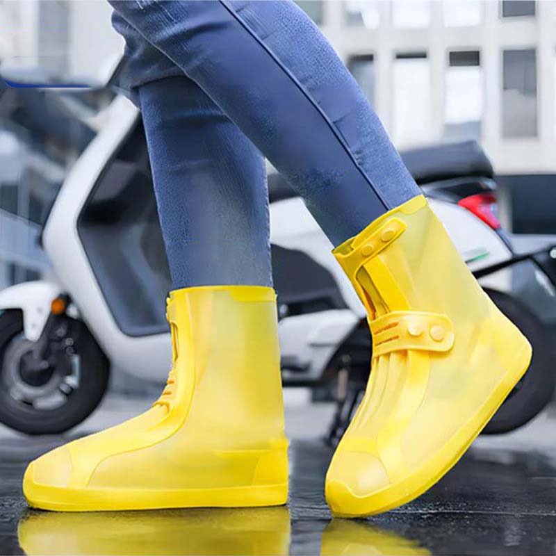 Cubrecalzado alto reutilizable, impermeable y antideslizante