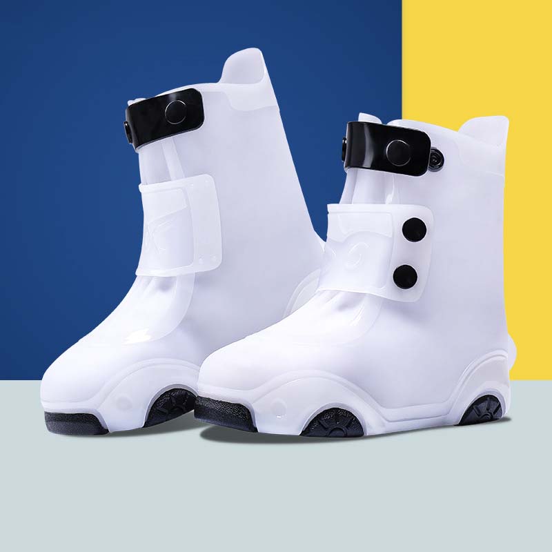 Cubrecalzado alto reutilizable, impermeable y antideslizante