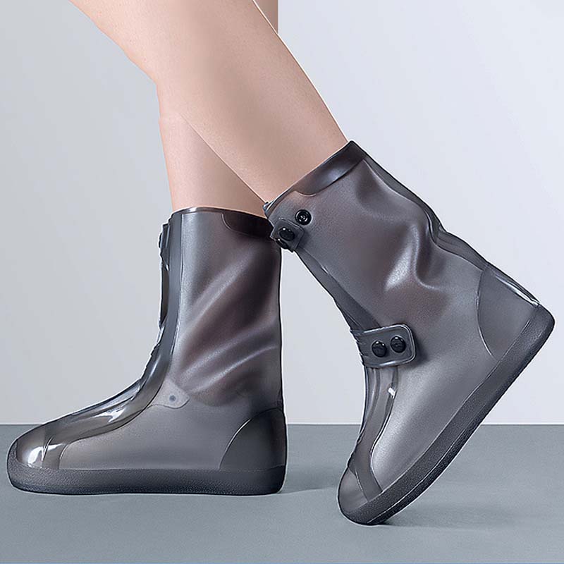 Cubrecalzado alto reutilizable, impermeable y antideslizante