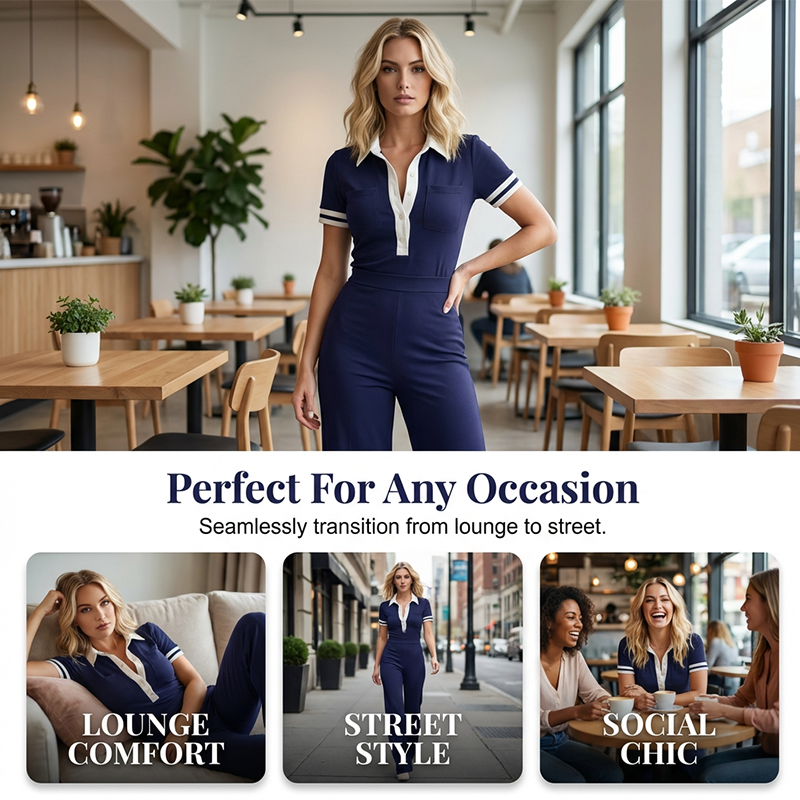 Women's Shirt & Pants 2-Piece Set
