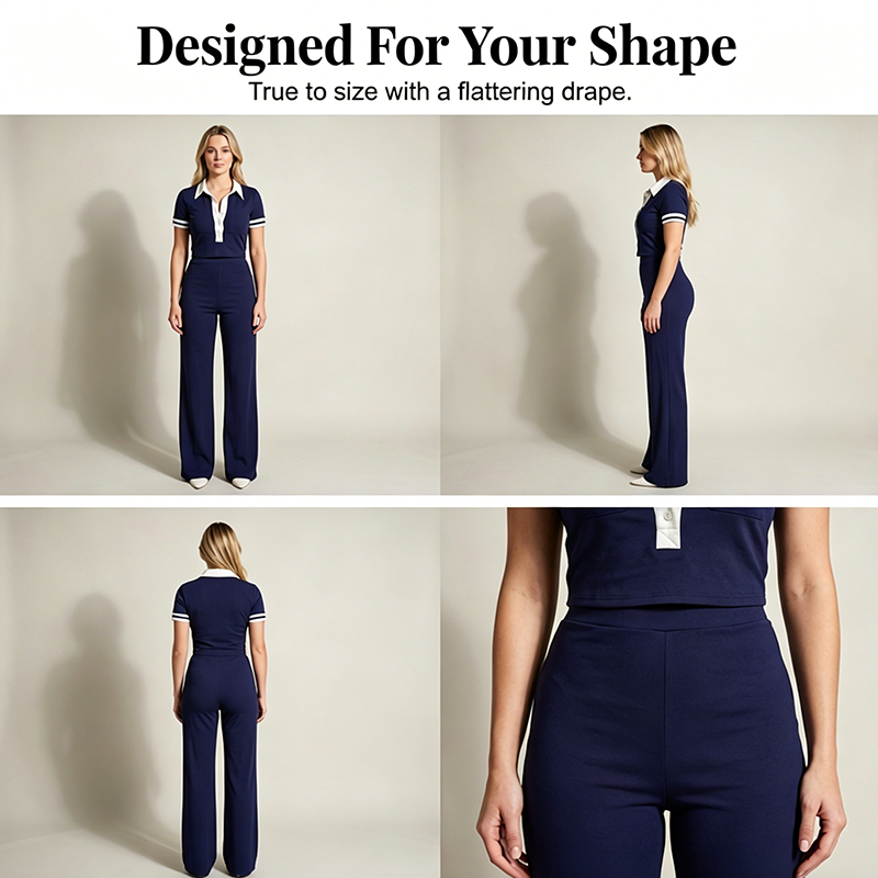 Women's Shirt & Pants 2-Piece Set
