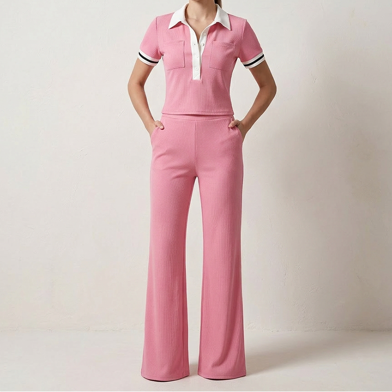 Women's Shirt & Pants 2-Piece Set