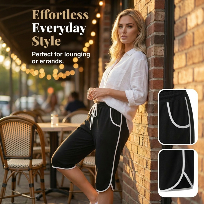 Women's Casual Capri Sweatpants with Pockets