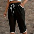 Women's Casual Capri Sweatpants with Pockets
