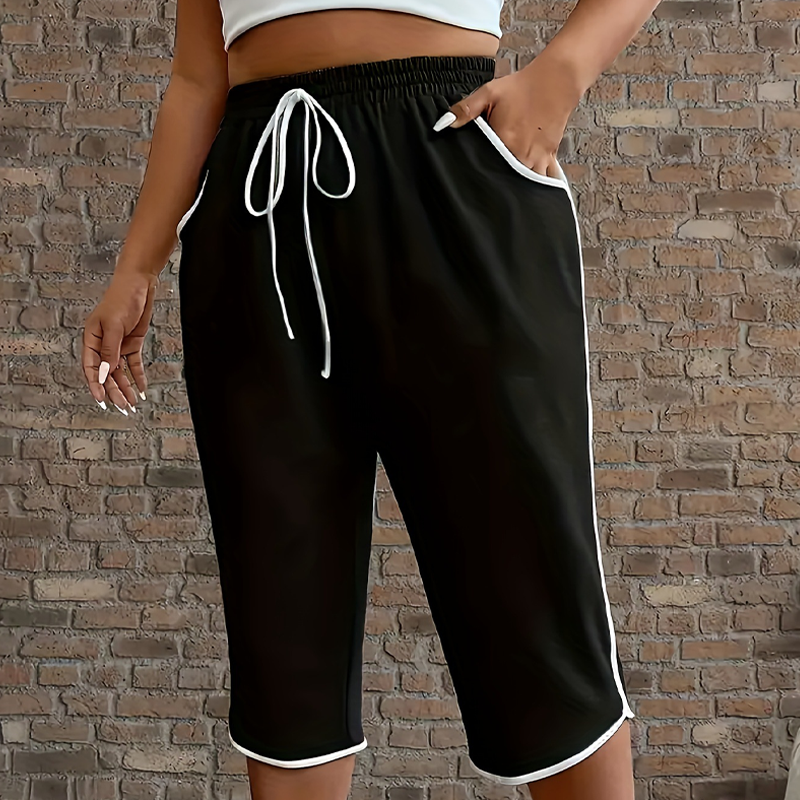 Women's Casual Capri Sweatpants with Pockets