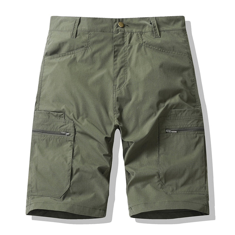 Heren stijlvolle werkshort met ritssluiting