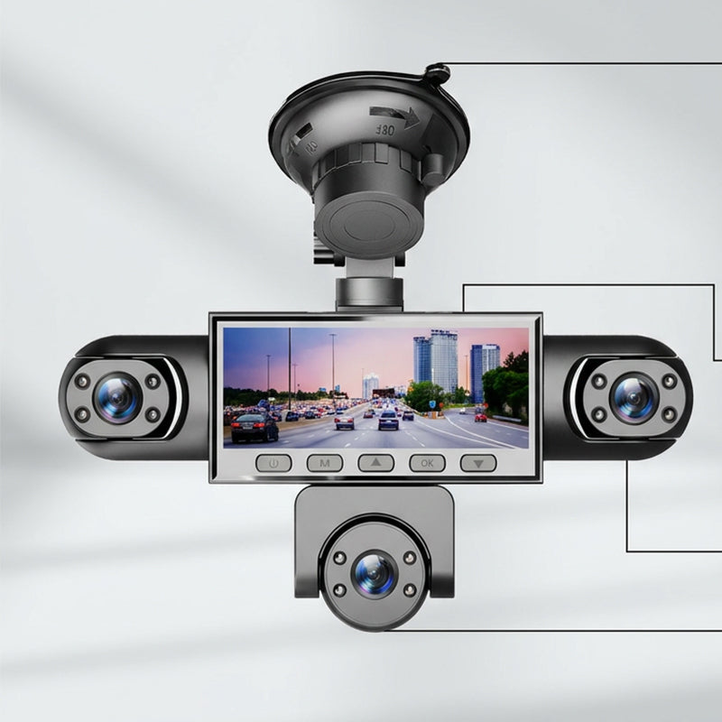 Panoramische dashcam met 5 camera's ¨C volledig zicht zonder dode hoeken