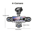 Panoramische dashcam met 5 camera's ¨C volledig zicht zonder dode hoeken
