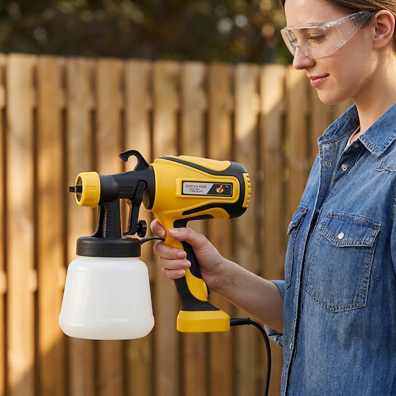 NOW Electric Paint Spray Gun ¨C 900ml Capacity, Adjustable Patterns & Professional Finish