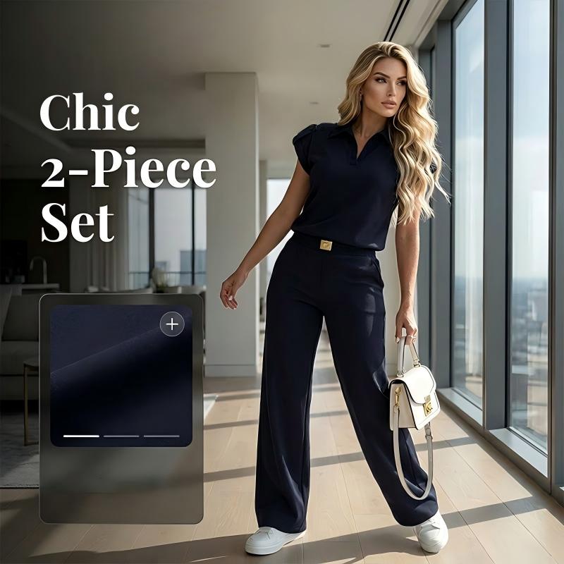 Casual 2-delige set voor dames met top en broek