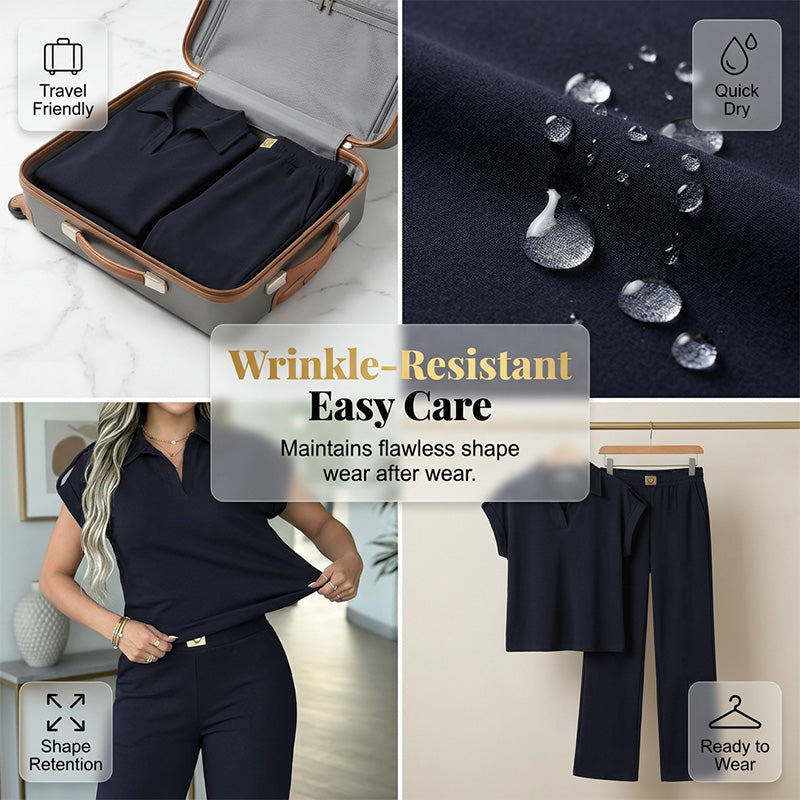 Casual 2-delige set voor dames met top en broek