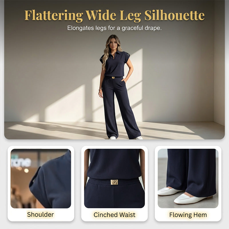 Casual 2-delige set voor dames met top en broek