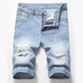 Pantaloncini di jeans vintage effetto usato