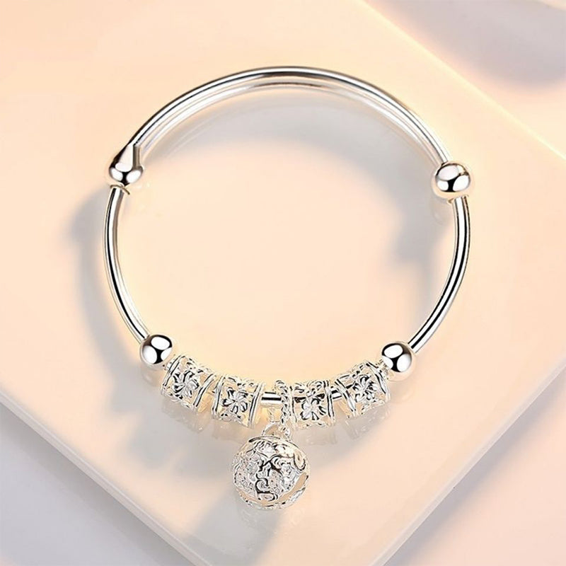 Pulsera de brazalete elegante y ajustable para mujer