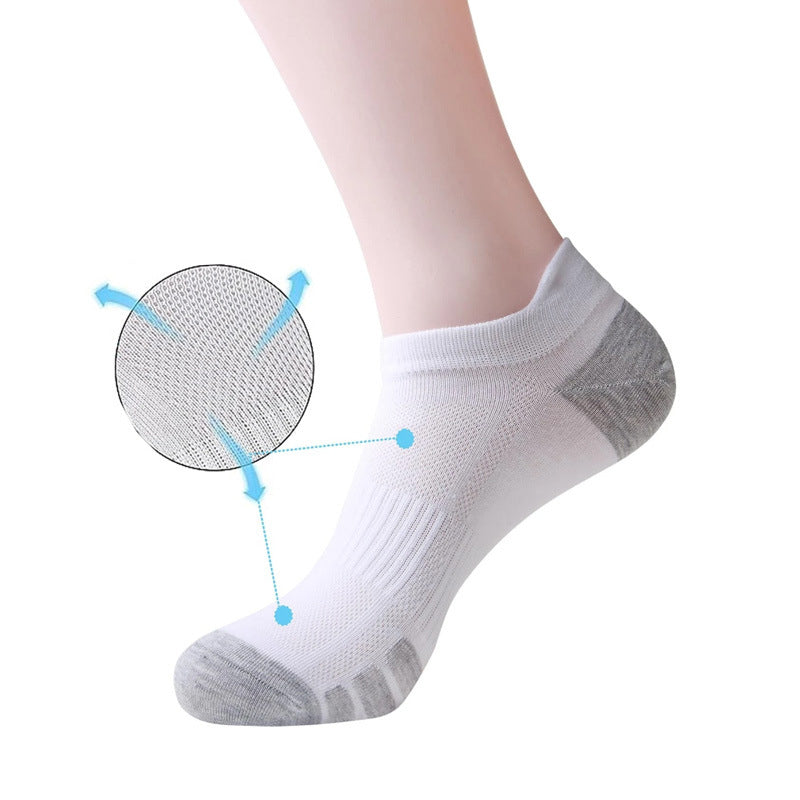 Unisex casual enkelsokken met ademend comfort