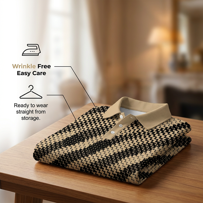 Camisas con cuello y estampado geométrico para hombre