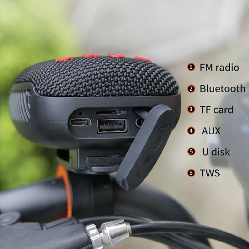 Altoparlante Bluetooth impermeabile per bicicletta con staffa di montaggio