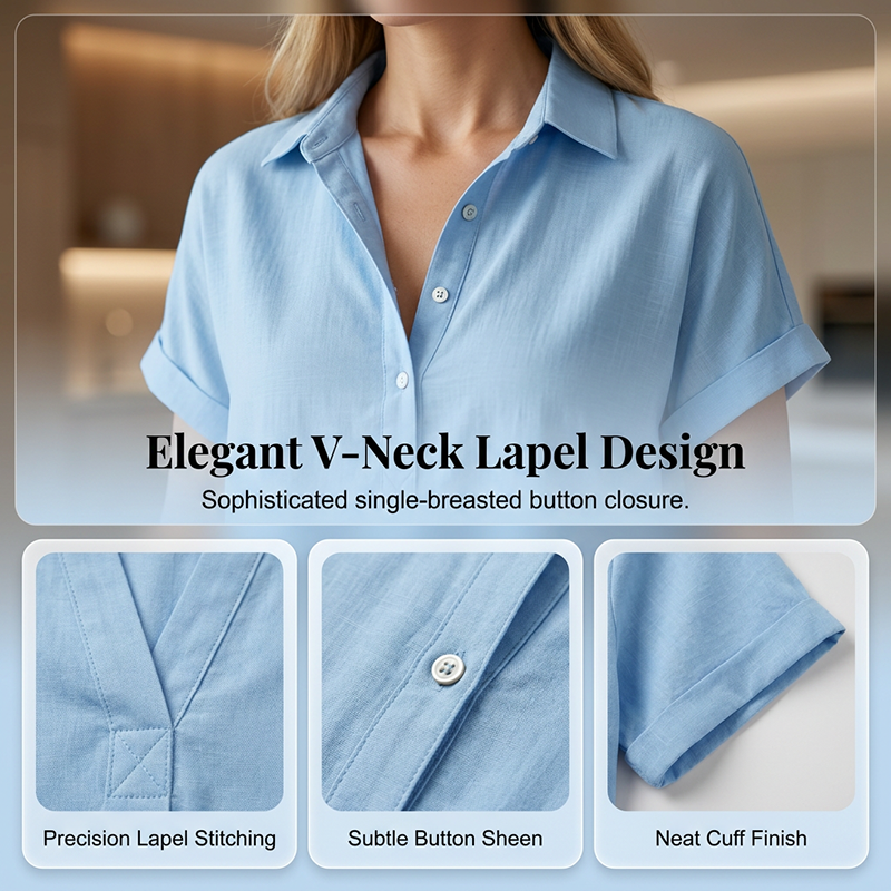 Chemise décontractée premium respirante