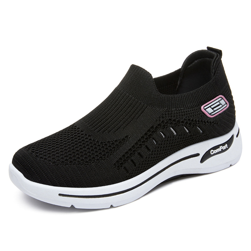 Ademende gebreide wandelschoenen voor dames