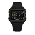 Speciale orologio digitale trasparente impermeabile - impermeabilità fino a 50 m, display luminoso, indicazione dell'ora ibrida