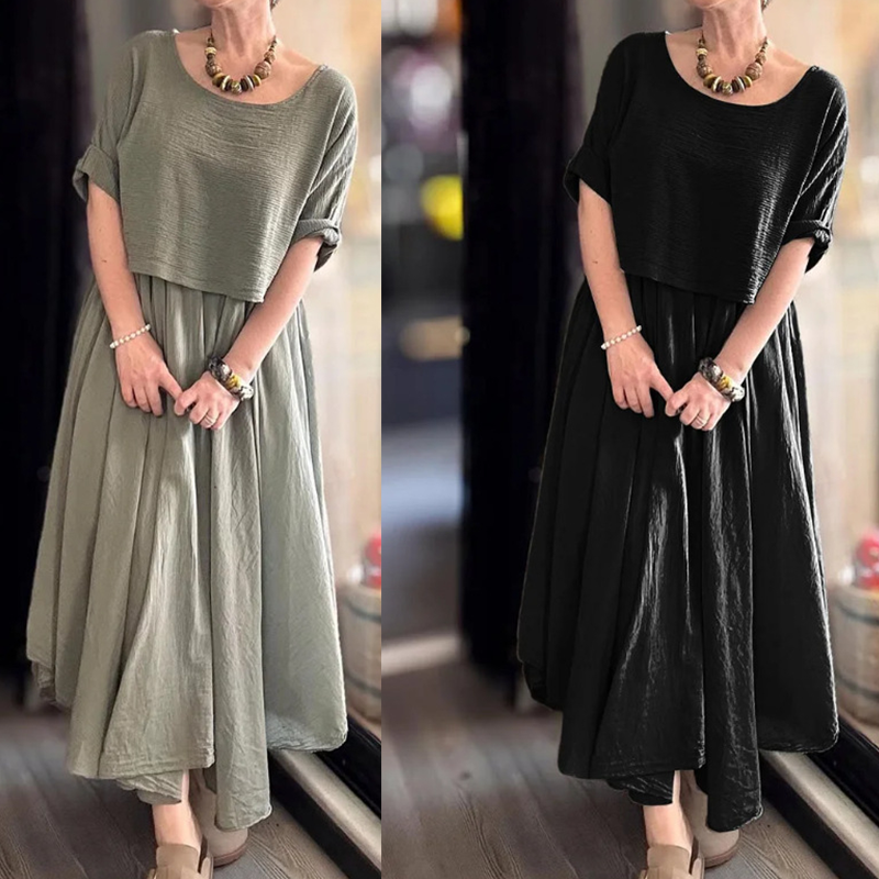 Nuovo completo estivo elegante a due pezzi con gonna