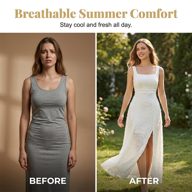 New Arrival Women's Sleeveless Square Neck Split Maxi Dress