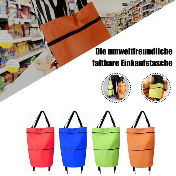 Opvouwbare winkelwagen 2-in-1